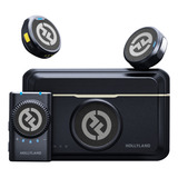Microfone Lapela Hollyland Lark M2 Wireless Versão Câmera Cor Preto
