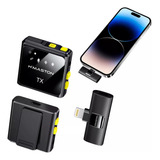 Microfone Lapela Sem Fio Compatível Ios Android Type C