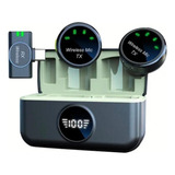 Microfone Lapela Sem Fio Duplo Profissional iPhone 15 15 Pro