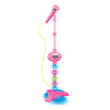 Microfone P/ Criança Com Pedestal Mp3 Meninas Dm Toys