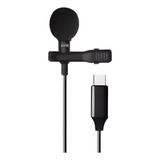 Microfone Premium De Lapela Profissional Usb Tipo C
