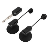 Microfone Sax Saxofone 2.4g Sem Fio Com Rotação De 360° Está