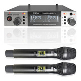 Microfone Sem Fio Arcano Starter Duplo Mão Uhf 198 Canais Sj