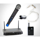 Microfone Sem Fio De Mão Headset Lapela Bodypack Tsi Ms215 Cor Preto