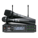 Microfone Sem Fio Duplo Arcano Bb-2 Uhf Sj