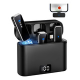 Microfone Sem Fio Duplo De Lapela Profissional Para iPhone
