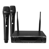 Microfone Sem Fio Duplo Kadosh K412m Bateria Recarregável