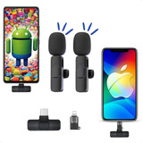 Microfone Sem Fio Duplo P/ Celular Compatível Android E Ios