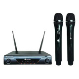 Microfone Sem Fio Duplo Regarregável 2 Bastões K412m Kadosh