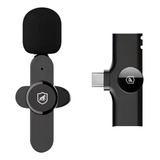 Microfone Sem Fio Lapela Para Android Tipo C Original