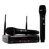 Microfone Sem Fio Uhf Duplo De Mão Kadosh K412m