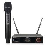 Microfone Sem Fio Uhf Kdsw-401m Kadosh Cor Preto