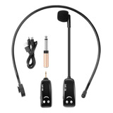 Microfone Sem Fio Usando Fone De Ouvido Digital Display Mic