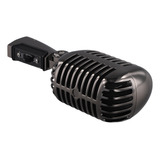 Microfone Vocal Dinâmico Retrô Clássico Profissional Swing M
