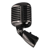 Microfone Vocal Dinâmico Retrô Clássico Profissional Swing M