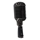 Microfone Vocal Dinâmico Retrô Clássico Profissional Swing M