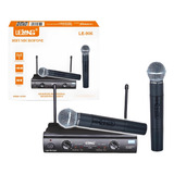 Microfones Sem Fio Duplo Hifi Dinâmico Profissional Lelong