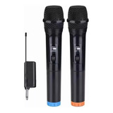 Microfones Sem Fio Profissional Duplo Recarregável Pei-30