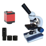 Microscópio Biológico 800x Com Câmera + Brinde