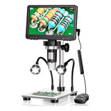 Microscópio Digital 1200x Lcd 7 Manutenção Eletrônica 1080p