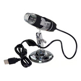 Microscopio Digital Cabo Usb 500x Zoom Câmera Hd 2.0mp Cor Preto 110v/220v