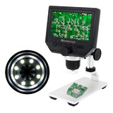 Microscópio Digital Portátil Zoom600x Tela Lcd 4.3 Hd 3.6mp