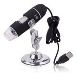 Microscopio Digital Profissional Usb Zoom 1000x 2mp Cor Preto