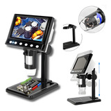 Microscópio Digital Usb Lupa Manutenção De Celular 1000x Nfe