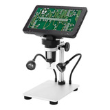 Microscópio Full Hd Iluminação De Led Integrada Cd Software