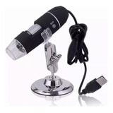 Microscópio Zoom 1600x Cam 2.0 Mp Profissional Digital Usb Cor Preto 110v/220v