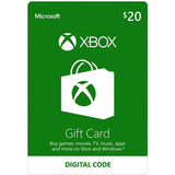 Microsoft Gift Card Cartão Xbox Live Americana Dólares