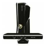 Microsoft Xbox 360 + Kinect Slim 250gb Holiday Value Bundle With Kinect Cor Preto