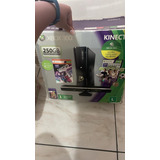 Microsoft Xbox 360 + Kinect Slim 250gb Holiday Value Bundle With Kinect Cor Preto