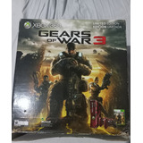Microsoft Xbox 360 Slim 320gb Gears Of War 3 Limited Collector's Edition Cor Vermelho Y Preto