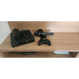 Microsoft Xbox 360 Super Slim 250gb Standard Cor Preto + Kinect + Volante De Vibração + Pedaleiras + 5 Jogos