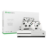 Microsoft Xbox One S 1tb Two-controller Bundle Branco