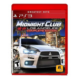 Midnight Club: Los Angeles Complete Edition Rockstar Games Ps3 Físico