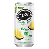 Mikes Hard Seltzer Limão Lata 269ml - Pack Com 12 Unidades