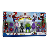 Miles Morales Homem Aranha Cartela Com 9 Peças+brinde