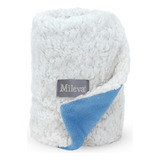Mileva Cobertor Pet Cachorro Gato Dupla Face Coberdrom Macio Sherpa Cor Azul Céu