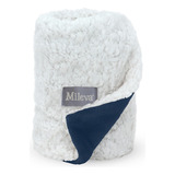 Mileva Store Cobertor Pet Cachorro Gato Dupla Face Coberdrom Macio Sherpa Cor Azul-marinho