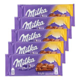Milka Triple Caramel 90gr Kit Com 5