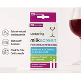 Milkscreen Teste De Álcool Para Leite Materno - C/ 20 Testes Cor Sem Cor