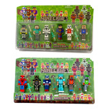 Minecraft Skin Dos Heróis Coleção Completa C/ Acessórios