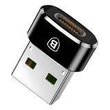 Mini Adaptador Baseus Usb-a Macho Para Usb-c Fêmea