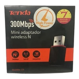 Mini Adaptador U3 Tenda Wireless Usb 300mbps Tenda