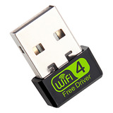 Mini Adaptador Wi-fi Usb Sem Driver Para Pc/laptop - Plug &