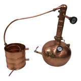 Mini Alambique De Cobre 10l Com Deflagmador
