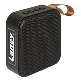 Mini Alto-falante Portátil Laney Lss-45 Com Usb E Bluetooth, Cor Preta