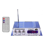 Mini Amplificador Audio 2 Canal Bluetooth Fm Usb Mp3 40w Rms